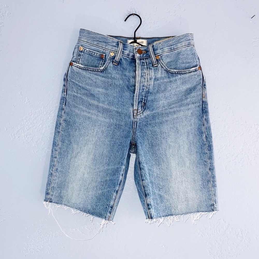 Madewell High-Rise Denim Long Shorts Size 24